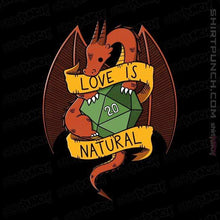 Load image into Gallery viewer, Shirts Magnets / 3"x3" / Black RPG Dragon