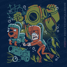 Load image into Gallery viewer, Daily_Deal_Shirts Magnets / 3"x3" / Navy Mystery Dive