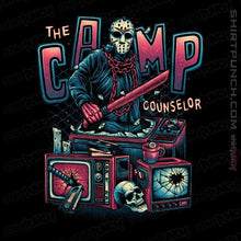 Load image into Gallery viewer, Daily_Deal_Shirts Magnets / 3"x3" / Black The Camp Counselor