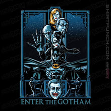 Load image into Gallery viewer, Daily_Deal_Shirts Magnets / 3"x3" / Black Enter The Gotham