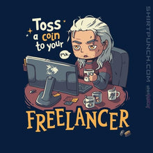 Load image into Gallery viewer, Shirts Magnets / 3"x3" / Navy Freelancer Of Blaviken