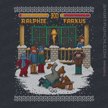 Load image into Gallery viewer, Daily_Deal_Shirts Magnets / 3"x3" / Dark Heather The Christmas Fight