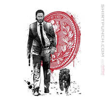 Load image into Gallery viewer, Shirts Magnets / 3"x3" / White Lone Hitman And Cub