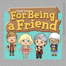 Load image into Gallery viewer, Secret_Shirts Magnets / 3"x3" / Sports Grey Thankyou For Being A Friend