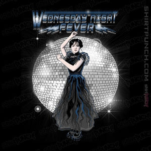 Daily_Deal_Shirts Magnets / 3"x3" / Black Wednesday Night Fever