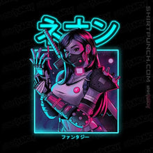 Load image into Gallery viewer, Shirts Magnets / 3"x3" / Black Neon Fantasy VII