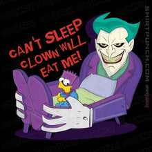 Load image into Gallery viewer, Daily_Deal_Shirts Magnets / 3&quot;x3&quot; / Black Can&#39;t Sleep Clown Will Eat Me

