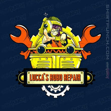 Load image into Gallery viewer, Shirts Magnets / 3"x3" / Navy Lucca's Repair Shop