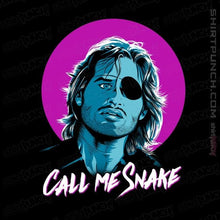 Load image into Gallery viewer, Shirts Magnets / 3"x3" / Black Call Me Snake