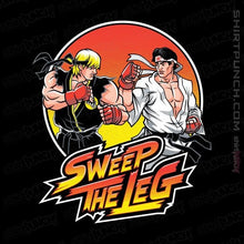 Load image into Gallery viewer, Shirts Magnets / 3"x3" / Black Sweep The Leg