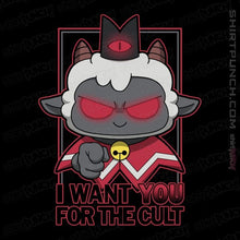 Load image into Gallery viewer, Secret_Shirts Magnets / 3"x3" / Black Uncle Lamb