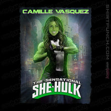 Load image into Gallery viewer, Daily_Deal_Shirts Magnets / 3"x3" / Black Camille Hulk