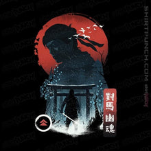 Load image into Gallery viewer, Shirts Magnets / 3"x3" / Black Samurai Warrior