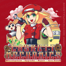 Load image into Gallery viewer, Shirts Magnets / 3"x3" / Red Casket Mechanics