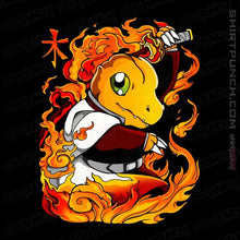 Load image into Gallery viewer, Daily_Deal_Shirts Magnets / 3"x3" / Black Hashira Fire