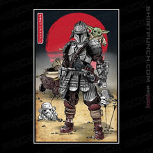 Load image into Gallery viewer, Daily_Deal_Shirts Magnets / 3"x3" / Black Lone Ronin And Cub
