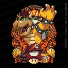 Load image into Gallery viewer, Secret_Shirts Magnets / 3"x3" / Black Koopa Crest
