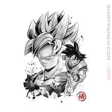 Load image into Gallery viewer, Shirts Magnets / 3"x3" / White Super Saiyan Warrior