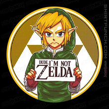 Load image into Gallery viewer, Secret_Shirts Magnets / 3"x3" / Black Not Zelda!