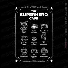 Load image into Gallery viewer, Shirts Magnets / 3"x3" / Black Superhero Cafe