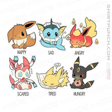 Load image into Gallery viewer, Secret_Shirts Magnets / 3"x3" / White Eevee Emotes