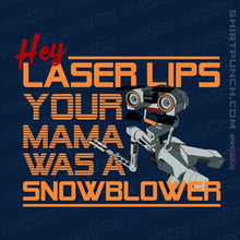 Load image into Gallery viewer, Daily_Deal_Shirts Magnets / 3"x3" / Navy Hey Laser Lips!