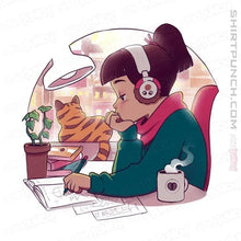 Load image into Gallery viewer, Daily_Deal_Shirts Magnets / 3"x3" / White Lo Fi Sketch & Coffee