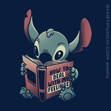 Load image into Gallery viewer, Shirts Magnets / 3"x3" / Navy How To Deal With My Feelings