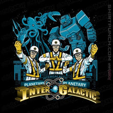 Load image into Gallery viewer, Shirts Magnets / 3"x3" / Black Intergalactic Rangers