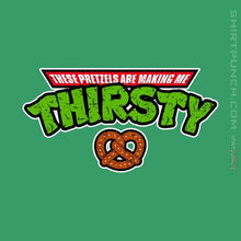 Load image into Gallery viewer, Shirts Magnets / 3"x3" / Irish Green These Pretzels Are Making Me Thirsty