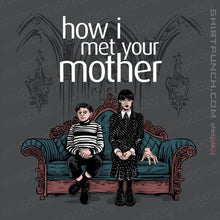 Load image into Gallery viewer, Secret_Shirts Magnets / 3"x3" / Charcoal How I Met Morticia