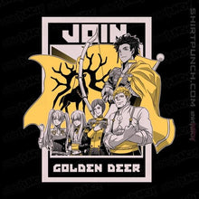 Load image into Gallery viewer, Shirts Magnets / 3"x3" / Black Join Golden Deer