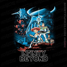 Load image into Gallery viewer, Shirts Magnets / 3"x3" / Black To Infinity And Beyond