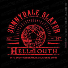 Load image into Gallery viewer, Secret_Shirts Magnets / 3"x3" / Black Sunnydale Slayer