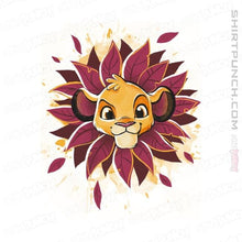 Load image into Gallery viewer, Shirts Magnets / 3"x3" / White Simba Watercolor