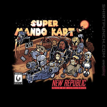 Load image into Gallery viewer, Shirts Magnets / 3"x3" / Black Bounty Hunter Kart