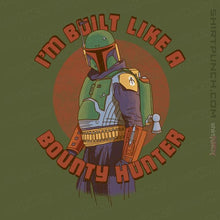 Load image into Gallery viewer, Secret_Shirts Magnets / 3"x3" / Military Green Built Like A BountyHunter