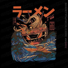 Load image into Gallery viewer, Shirts Magnets / 3"x3" / Black Great Ramen off Kanagawa