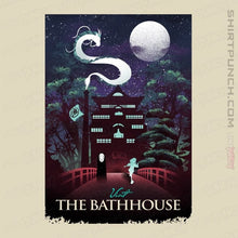 Load image into Gallery viewer, Daily_Deal_Shirts Magnets / 3"x3" / Natural Visit The Bathhouse