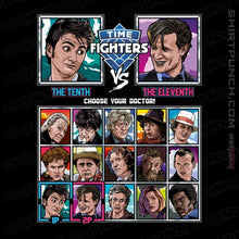 Load image into Gallery viewer, Daily_Deal_Shirts Magnets / 3"x3" / Black Time Fighters 10th vs 11th