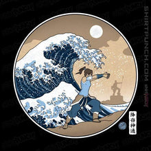 Load image into Gallery viewer, Shirts Magnets / 3"x3" / Black The Great Wave Of Republic City