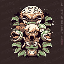 Load image into Gallery viewer, Shirts Magnets / 3"x3" / Dark Chocolate Retro Garden