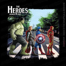 Load image into Gallery viewer, Shirts Magnets / 3"x3" / Black The Heroes