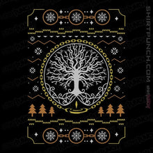 Load image into Gallery viewer, Shirts Magnets / 3"x3" / Black Grace Golden Tree Ugly Sweater