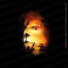 Load image into Gallery viewer, Shirts Magnets / 3"x3" / Black The Savannah King