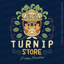 Load image into Gallery viewer, Shirts Magnets / 3"x3" / Navy The Best Turnip Store