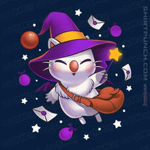 Load image into Gallery viewer, Shirts Magnets / 3"x3" / Navy Moogle Witch