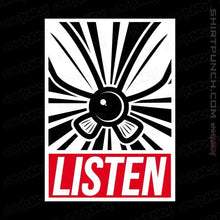 Load image into Gallery viewer, Shirts Magnets / 3"x3" / Black Listen and Obey