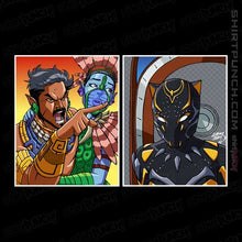 Load image into Gallery viewer, Daily_Deal_Shirts Magnets / 3"x3" / Black Fish Man Yelling