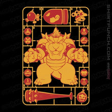 Load image into Gallery viewer, Daily_Deal_Shirts Magnets / 3"x3" / Black Bowser Model Sprue
